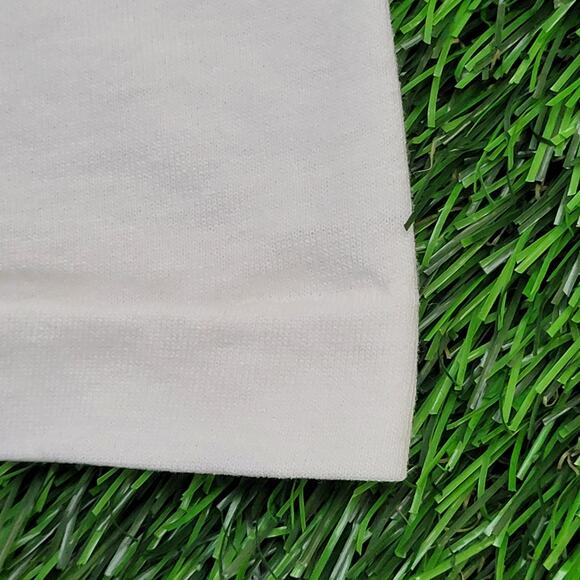 Vintage 90s Funny Deer Hunting Shirt Large 22x26 Crop USA - Picture 12 of 14